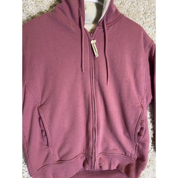 SCHMIDT WORKWEAR Fit for Her Sherpa Lined Zip Jacket Womens 10-12 Pink - Picture 2 of 9